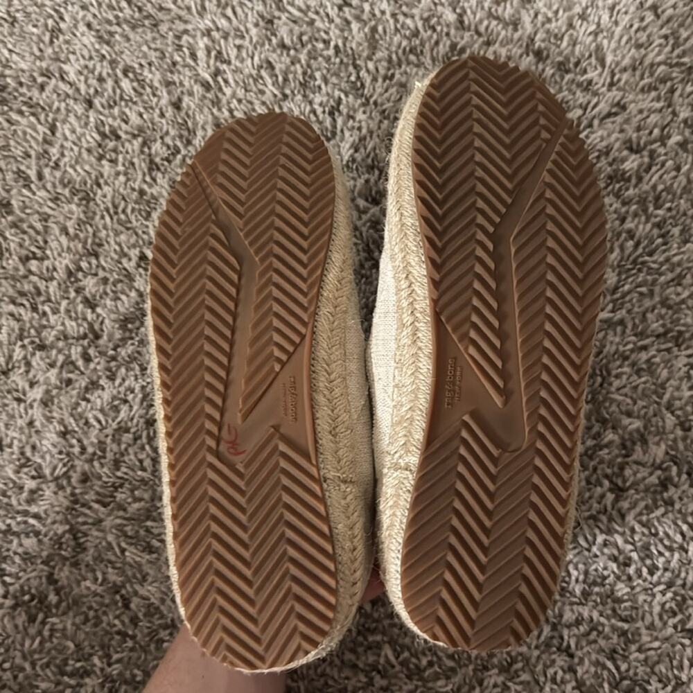 Rag & Bone 37 Retro Espadrille Sneakers in Linen Canvas - Picture 8 of 9